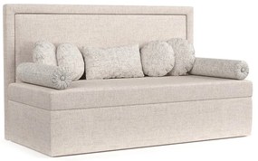 Letto singolo imbottito beige 90x200 cm Scala - Maison de Rêve