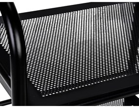 Scaffale mobile in metallo nero 41x75 cm - Wenko