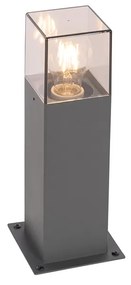 Lampada da esterno 30 cm antracite con picchetto da terra e manicotto per cavi - Denmark