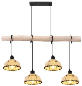 Globo 15442-4H - Lampadario su filo REX 4xE27/60W/230V