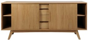 Cassettiera bassa in rovere 180x84 cm Marte - Actona