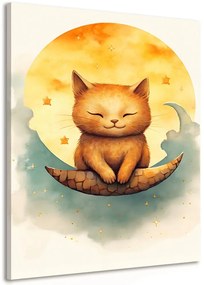 Stampa su tela – Gatto sognante