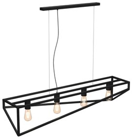 Lampadario a sospensione con filo GOTE 4xE27/60W/230V