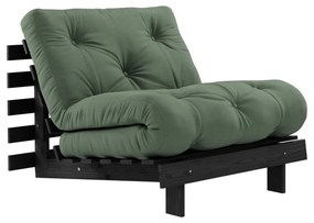 Sedia verde Roots Black Night - Karup Design