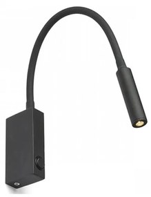 RED - Design Rendl - R12945 - Lampada LED flessibile EKE LED/3W/230V nera