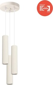 Brilagi - Lampadario LED a cavo CRESTO 3xGU10/10W/230V crema