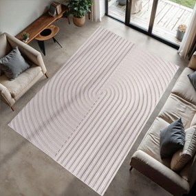 Tappeto da interno/esterno color crema 140x200 cm Doha 1658 Cream – Ayyildiz Carpets
