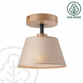 Brilagi - LED  Lampadario a plafone ANTHONY 1xE14/60W/230V quercia/beige