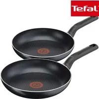 Tefal Issencia Set di 2 padelle XXL, 2 pezzi, padella da 28 + 32 cm Antiaderente