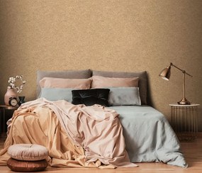 Carta da parati grande Glitch bronzo, 106 cm x 10 m