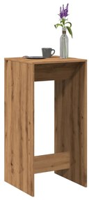 Tavolo Bar Rovere Artigianale 51x50x103,5 Cm Legno Multistrato /