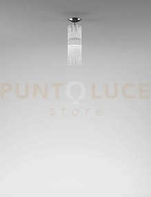 Diadema faretto p cristallo cromo lucido 1 luce attacco g9