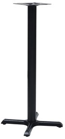 Gamba Per Tavolino Da Bar Nero 56x56x107 Cm İn Ghisa /
