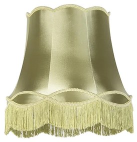Paralume in seta verde 45 cm - Granny