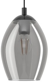 Eglo 39564 - Lampadario a sospensione con filo ESTANYS 1xE27/60W/230V fumé