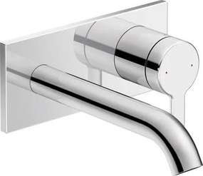 Miscelatore Lavabo A Parete Monocomando senza parte incasso Cromo C1 C11070003010 Duravit