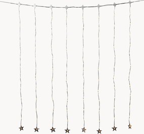 Tenda luminosa a LED da interno-esterno con funzione timer Mackenzie Stars, ambra