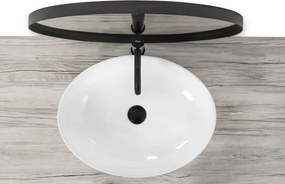 Lavabo da appoggio Rea Carola Slim