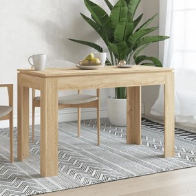 Tavolo Da Pranzo Rovere Sonoma 120x60x76cm İn Legno Multistrato /