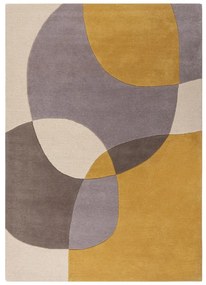 Tappeto in lana arancio/beige 120x170 cm Glow - Flair Rugs