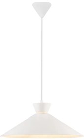 Nordlux - Lampadario a sospensione con filo DIAL 1xE27/40W/230V diametro 45 cm bianco