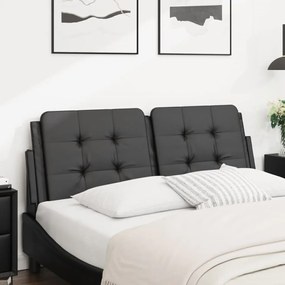 Cuscino Testiera Nero 120 Cm İn Similpelle /