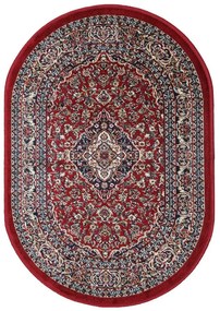 Tappeto ovale classico Oriental Rosso 5525