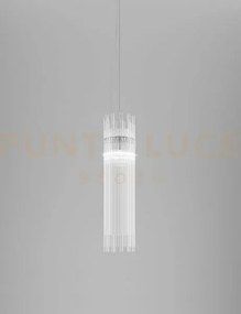 Diadema sospensione cm cristallo cromo lucido l22cc led 2700k 12w 1...