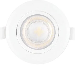 Aigostar - Faretto da incasso LED/5W/230V 3000K Ø 8,5 cm bianco