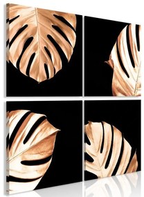 Quadro  Golden Monsters (4 Parts)  Larghezza x Altezza Home decor 80x80