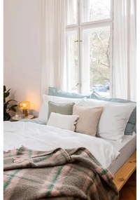 Biancheria da letto matrimoniale bianca in microsatin 200x200 cm Basic - Bonami Essentials