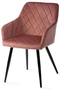 SET 2x Sedia da pranzo RICO rosa
