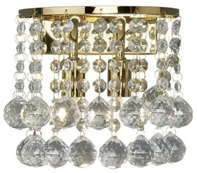 Searchlight 2402-2GO - Applique di cristallo HANNA 2xG9/33W/230V