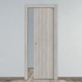 Porta scorrevole Irion grigio L 80 x H 210 cm reversibile