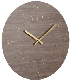 Eglo 425508 - Orologio da parete TAKAHAGI 1xAA diametro 30 cm marrone