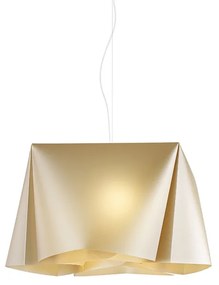 Sospensione Moderna 1 Luce Wanda In Polilux Oro D25 Made In Italy