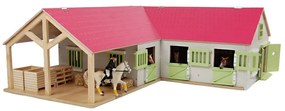 Kids Globe Stalla per Cavalli 1:24 Rosa