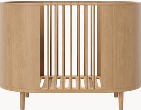 Lettino per bambini fatto a mano regolabile in altezza Kai, 70 x 120 cm