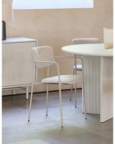 Sedia da pranzo crema Zama - Unique Furniture