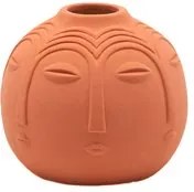 Vaso faccia in ceramica 15x18 cm