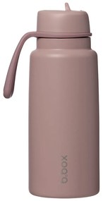 Bottiglia termica in acciaio inox con cannuccia 1l - berry smoothie