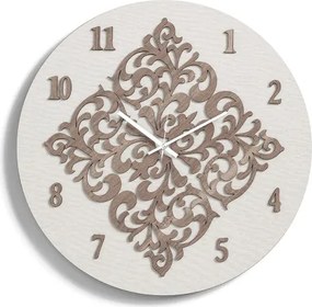 Orologio da parete moderno ROMBO in legno taglio laser D50 TRS