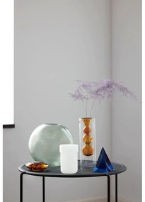 Vaso in vetro verde fatto a mano - Hübsch