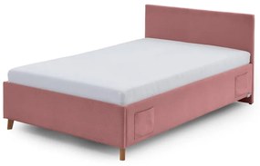 Letto da bambini rosa imbottito rete non inclusa 120x200 cm Cool – Meise Möbel