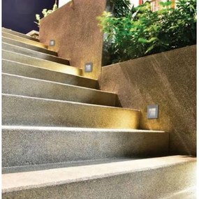 RED  - Design Rendl-R12015 - Lampada LED da esterno a plafone TESS LED/3W/230V IP54