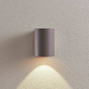 Lindby Applique LED da esterni Katalia cemento, 1 luce