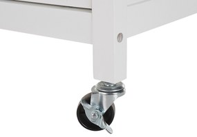 Carrello da cucina legno bianco SIENA Beliani