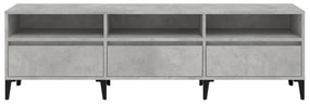 Mobile TV Grigio Cemento 150x30x44,5 cm Legno Multistrato