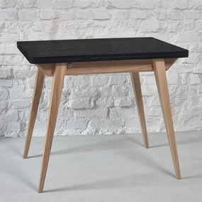 Tavolo da pranzo con piano effetto frassino allungabile 65x90 cm Envelope – Ragaba