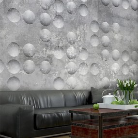 Fotomurale  Dancing bubbles  Colore Grigio, Dimensioni e Misure 150x105